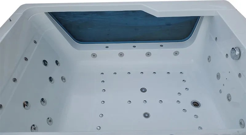 Terra Hydromasážna vírivá vaňa Tugela 913 170x130 s ohrevom vody, biela