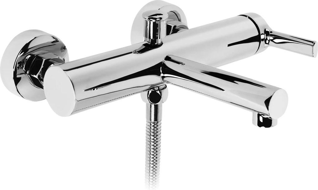 Rea Pixel, vaňová batéria s ručnou sprchovou súpravou, chrómová, REA-B4525