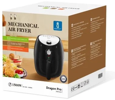 Aigostar - Teplovzdušná fritéza 1500W/230V 3,5l čierna