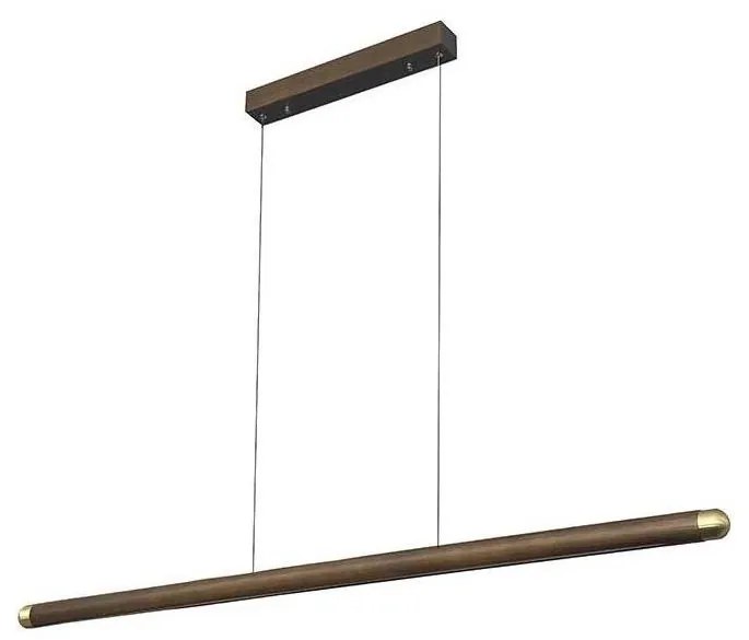 LED Luster na lanku LED/22W/230V 4000K 120 cm jaseň/masív