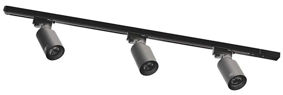 Zuma Line 3554 - Bodové svietidlo v lištovom systéme TORE 3xGU10/35W/230V čierna