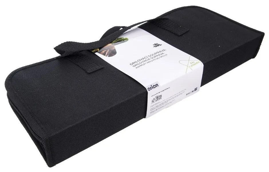 Súprava 8 ks pomôcok na grilovanie a púzdra Orion Grill, dĺžka 34,5 cm