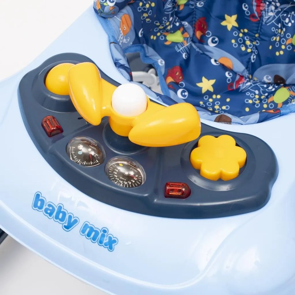 Baby Mix Detské chodítko Baby Mix – tmavo modré