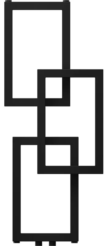 Mexen Grid, dekoratívny kúpeľňový radiátor 870 x 360 mm, 209 W, čierna, W215-0870-360-00-70