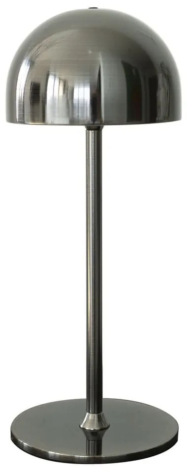 Tmavosivá LED stolová lampa na diaľkové ovládanie s kovovým tienidlom (výška 30 cm) Tim – Sirius