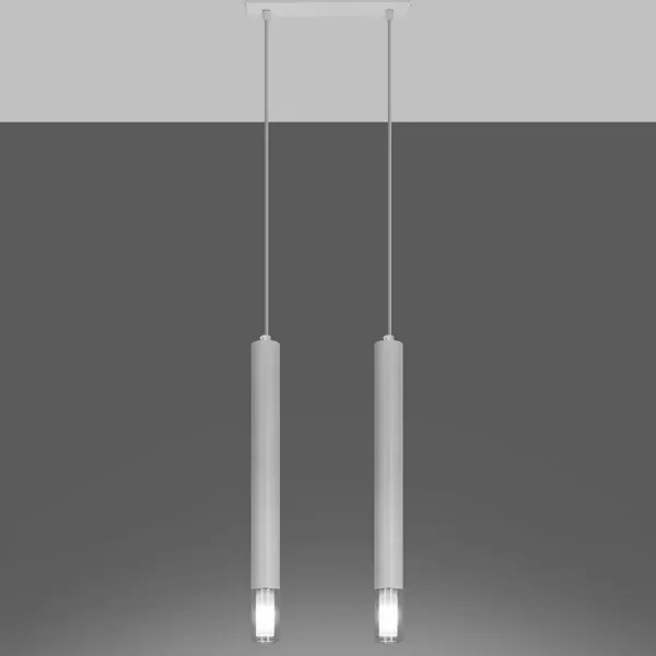 Sollux SL.0958 - Luster na lanku VIZIER 2xG9/40W/230V biela