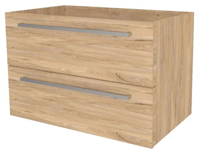 Mereo, Mereo Bino, kúpeľňová skrinka 61 cm, Multidecor, Jaseň horský, MER-CN690SJASH