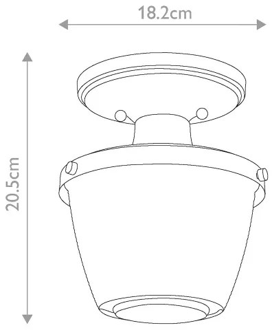 Quoizel QZ-DUBLIN-SF-PNBR - Kúpeľňové svietidlo DUBLIN 1xE27/40W/230V IP44 zlatá