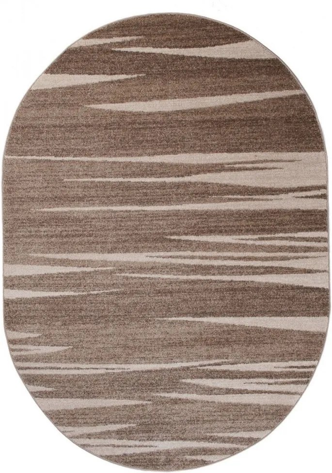 Kusový koberec Albi hnedý ovál, Velikosti 120x170cm