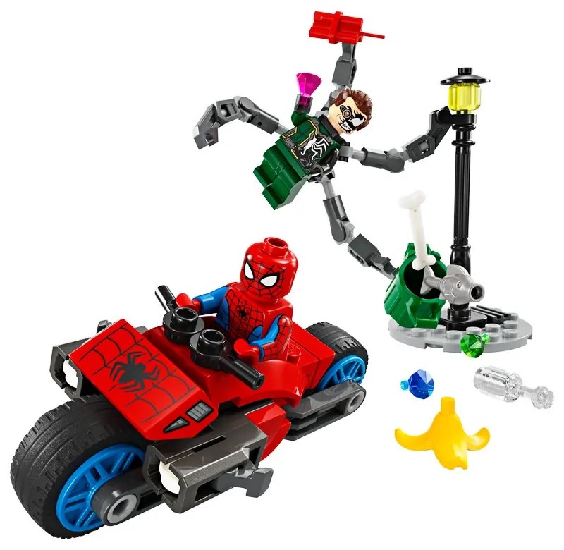 LEGO Naháňačka na motorke: Spider-Man vs. Doc Ock