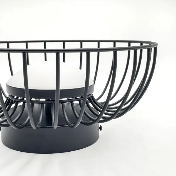 LED stropné svietidlo BETSY LED/12W/230V pr. 25 cm čierne