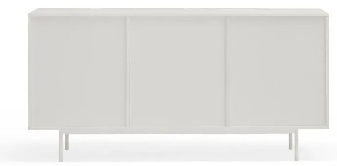 Nízka komoda v dekore duba v bielo-prírodnej farbe 159x80 cm Sierra – Teulat