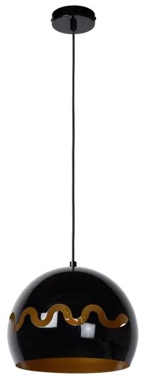 Lucide 30484/28/30 - Luster na lanku CORENTIN 1xE27/60W/230V čierna