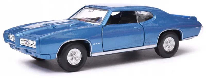 008805 Kovový model auta - Nex 1:34 - 1969 Pontiac GTO Modrá