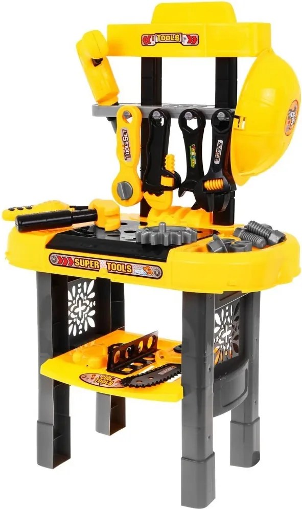 MULTISTORE Detský stolík s náradím pre domácich majstrov 23 prvkov