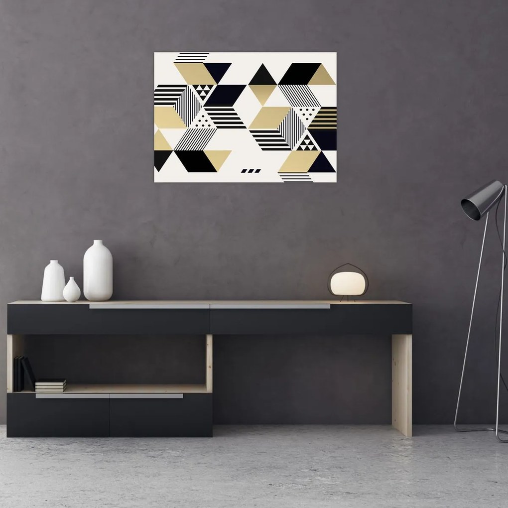 Obraz - Geometrické tvary N⁰1 (70x50 cm)