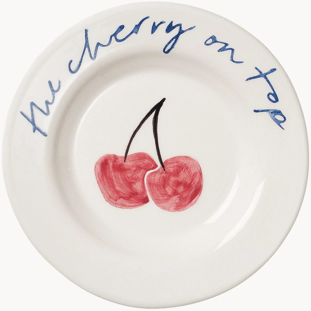 Ručne maľovaný dezertný tanier Cherry