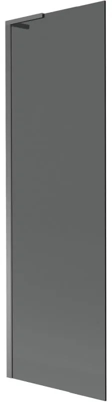 Mexen Next L, 1-krídlová vaňová zástena 60 x 150 cm, 6mm šedé sklo, grafitový profil, 895-060-000-03-40-95
