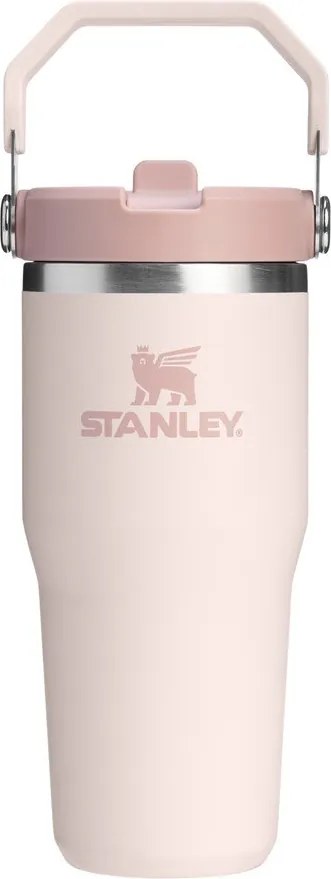 Svetloružová termoska z nehrdzavejúcej ocele 410 ml IceFlow™ Flip Straw 2.0 Tumbler Rose Quartz – Stanley