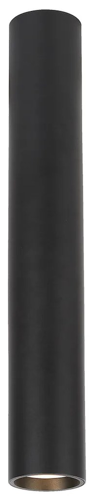 Stropné svietidlo Genesis, 1x čierne kovové tienidlo, (40 cm)