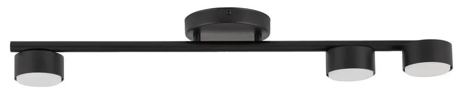 Bodové svietidlo PUNTO 3xGX53/12W/230V čierna