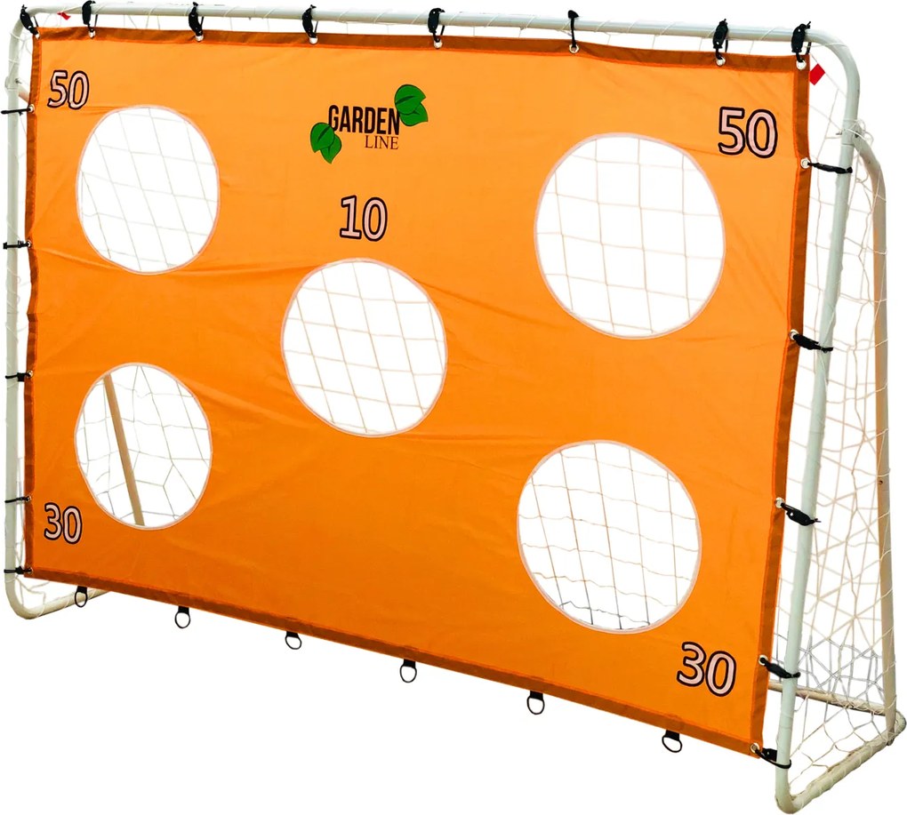 CH Futbalová bránka s cieľovou podložkou - oranžová