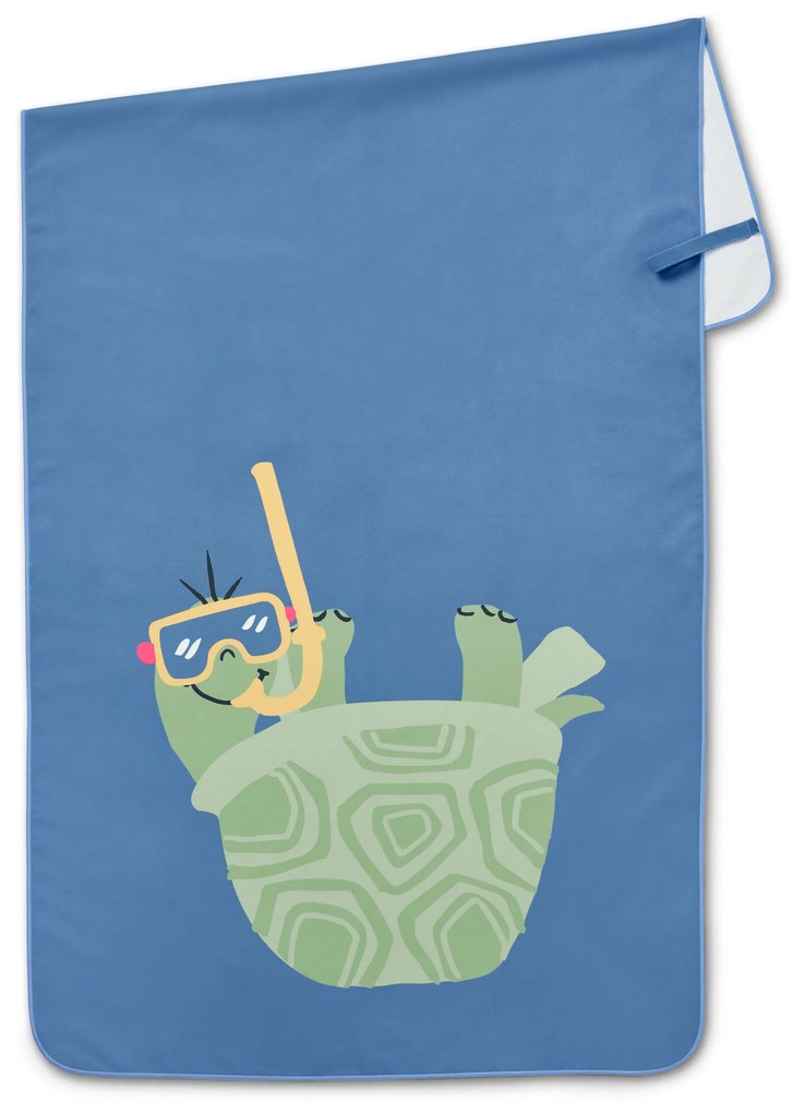 Detský uterák z mikrovlákna, korytnačka