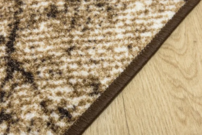 Protišmykový behúň Grain 17 hnedý / béžový