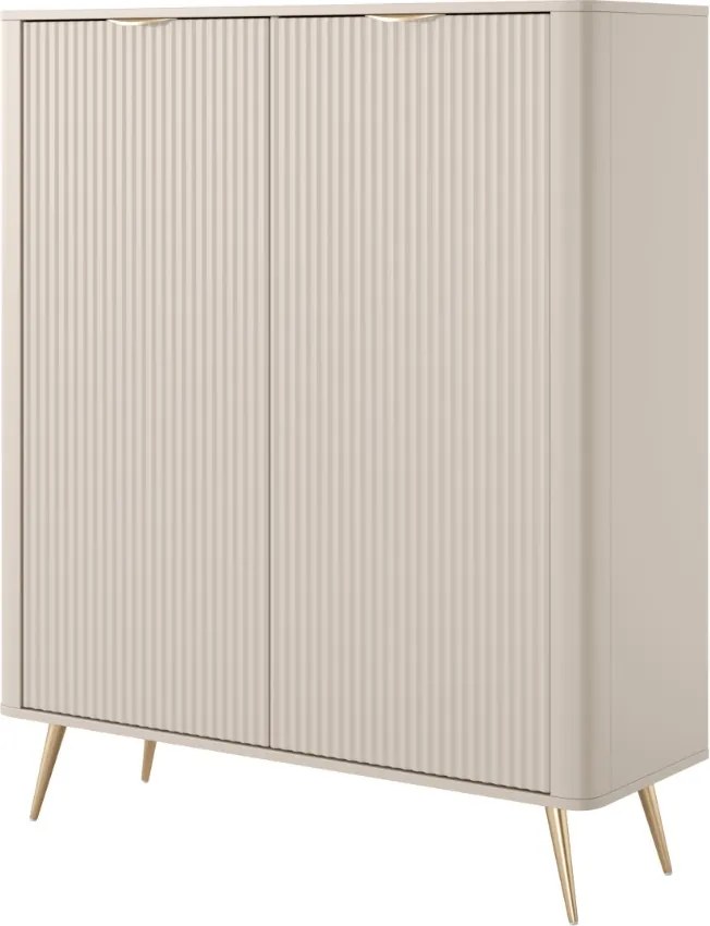 VYSOKÁ KOMODA TREVISO 2D KAŠMÍR 113 cm