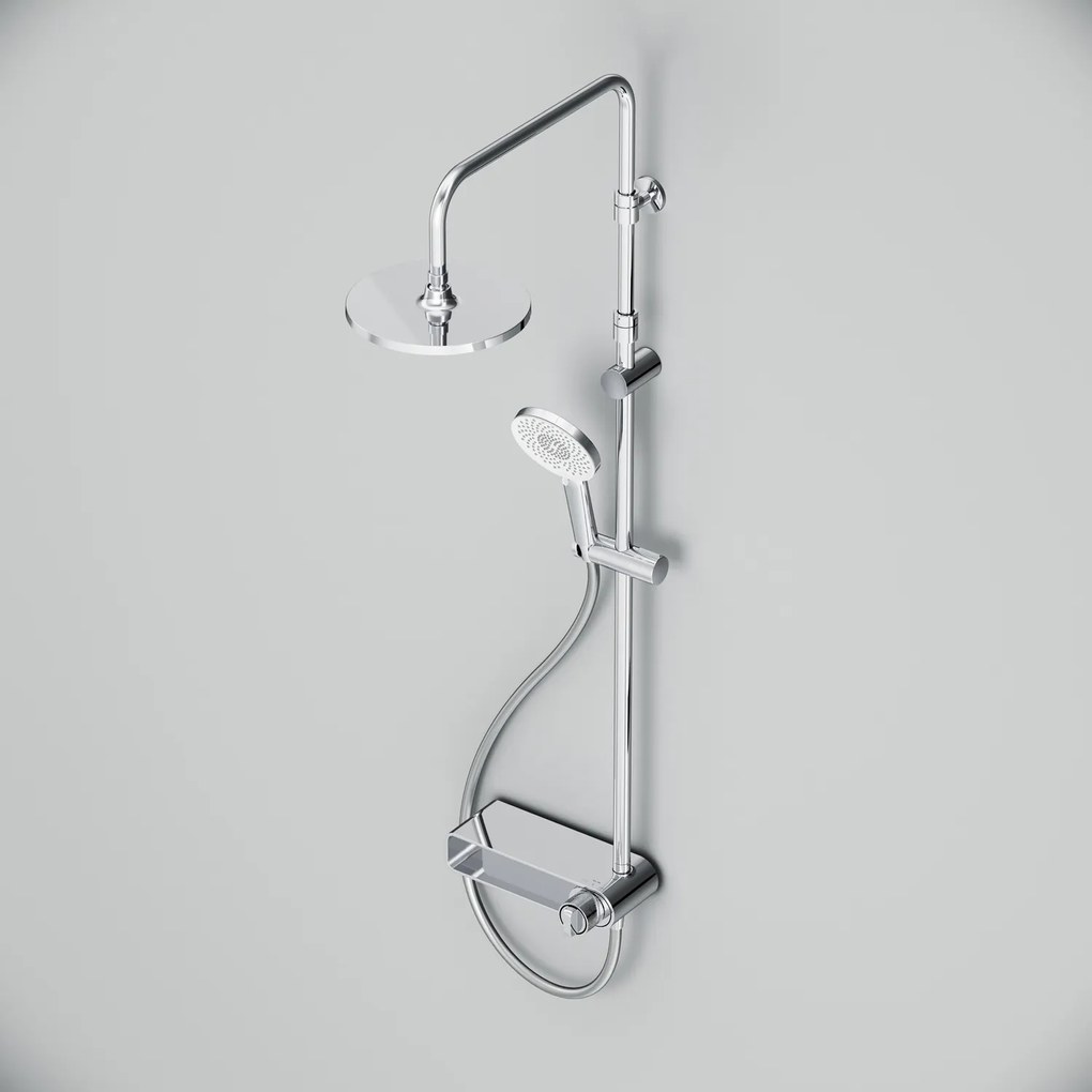 Sprchový systém AM.PM X-Joy F0785A600 s poličkovou batériou, chróm