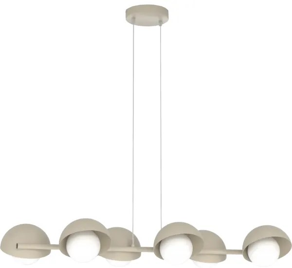Luster na lankách BOOM 6xG9/8W/230V béžový