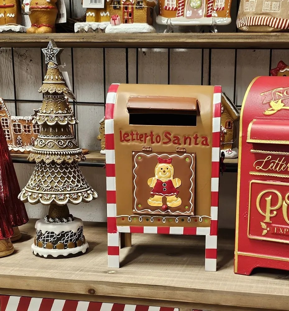 Dekorácia vianočný perníkový stromček Gingerbread Tree - Ø 16*42 cm