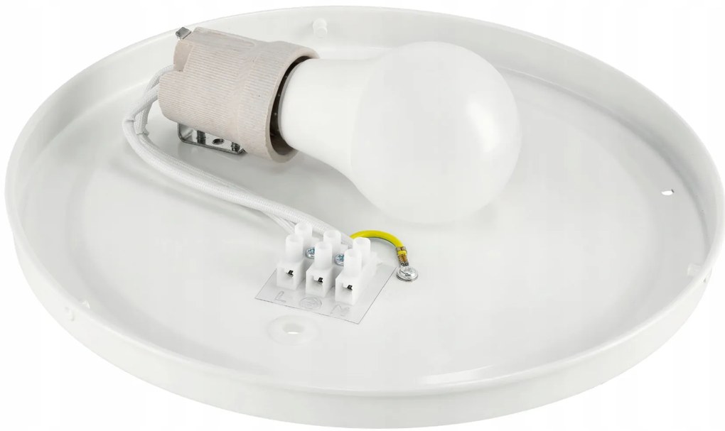 BERGE Prisadený LED stropný panel 1x E27 pre okrúhlu žiarovku