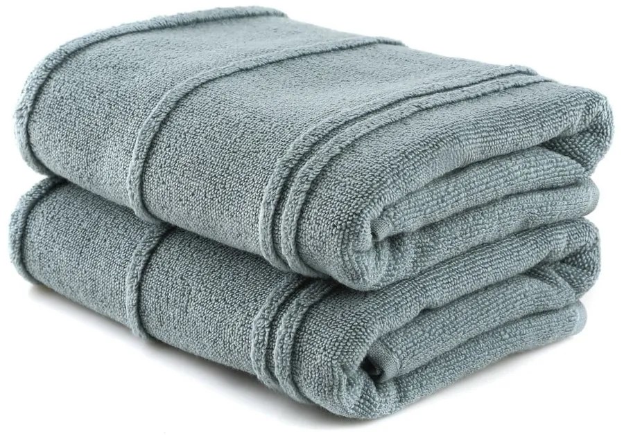 Zelené froté uteráky v súprave 2 ks 50x90 cm Arden – Foutastic