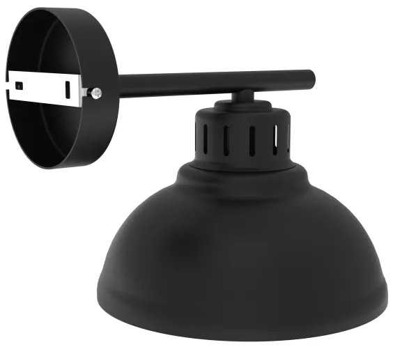 Nástenná lampa SVEN 1xE27/15W/230V čierna