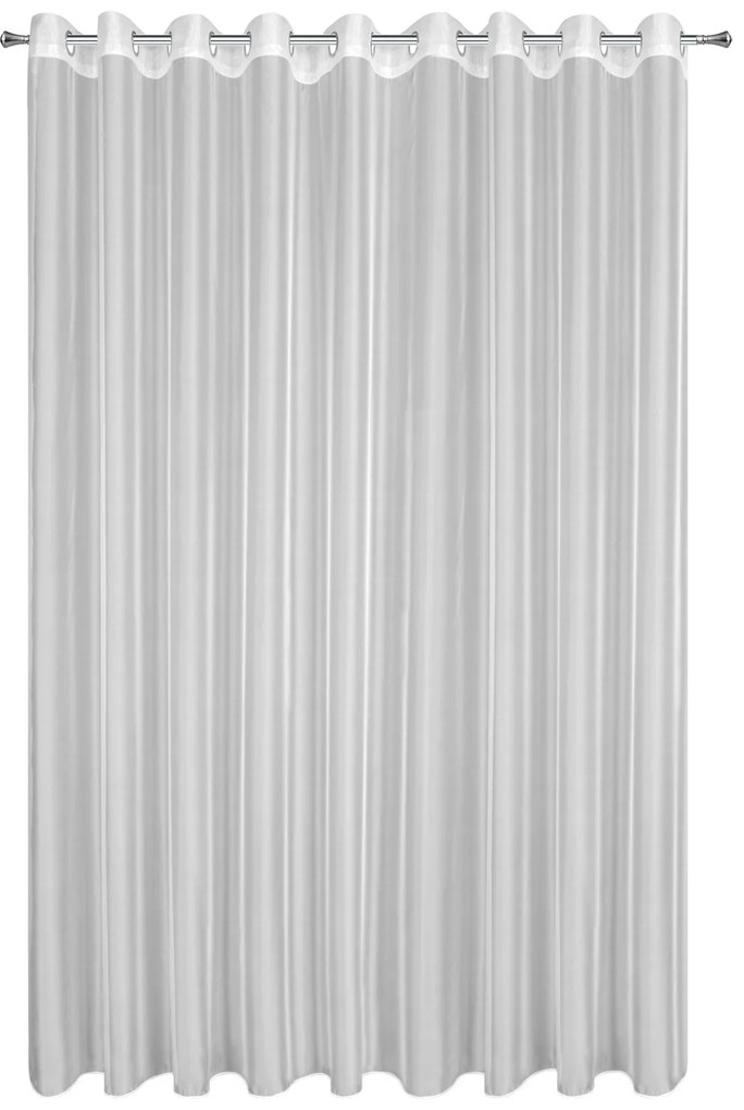 ZÁCLONA NA KRÚŽKOCH ANABEL 300X260 CM BIELA