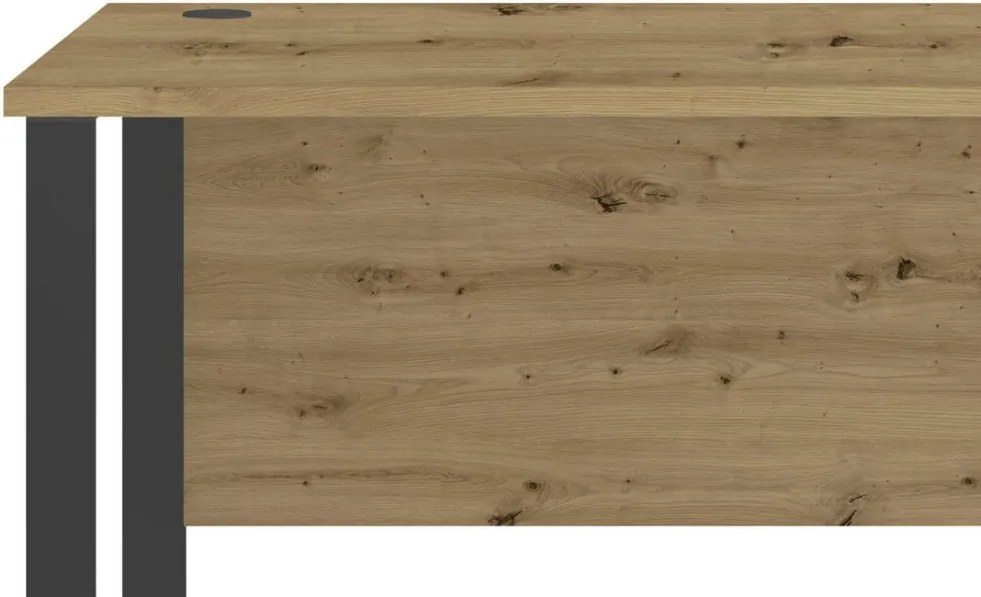 Písací stôl Amanda, dub artisan