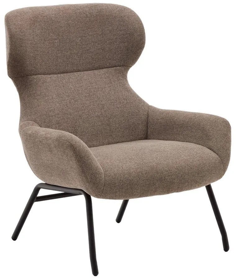 Hnedé kreslo Belina – Kave Home