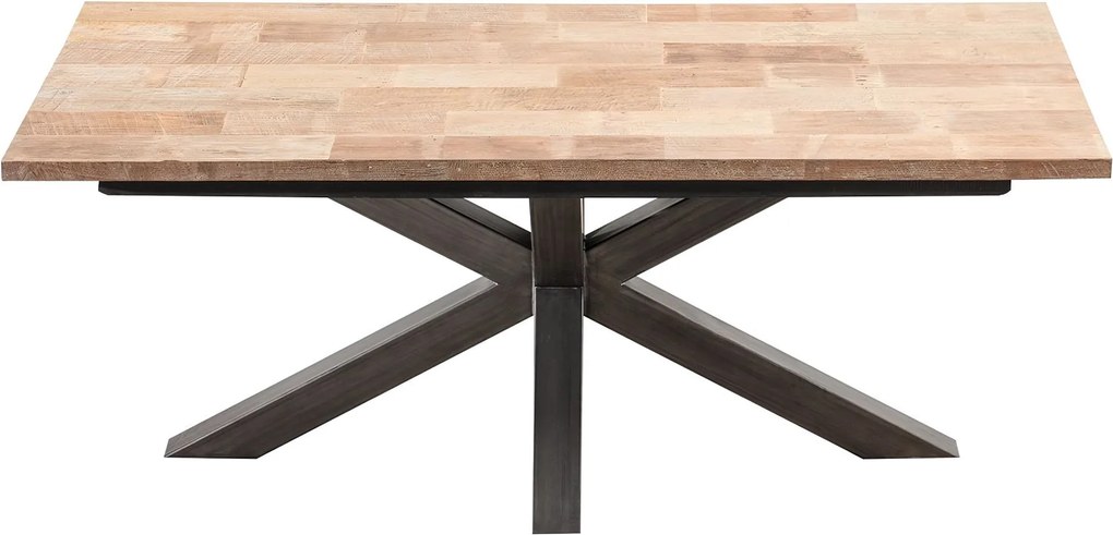 Stôl Vince 200 x 100 x 79 black&amp;natural