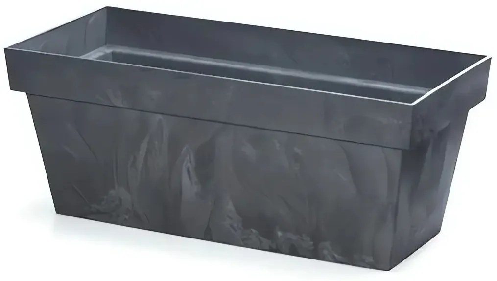 Hrantík CUBE CASE BETON EFFECT antracit 40cm