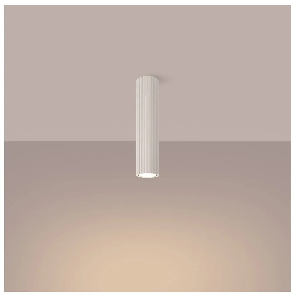 Krémovobiele bodové svietidlo Gleam – Sollux