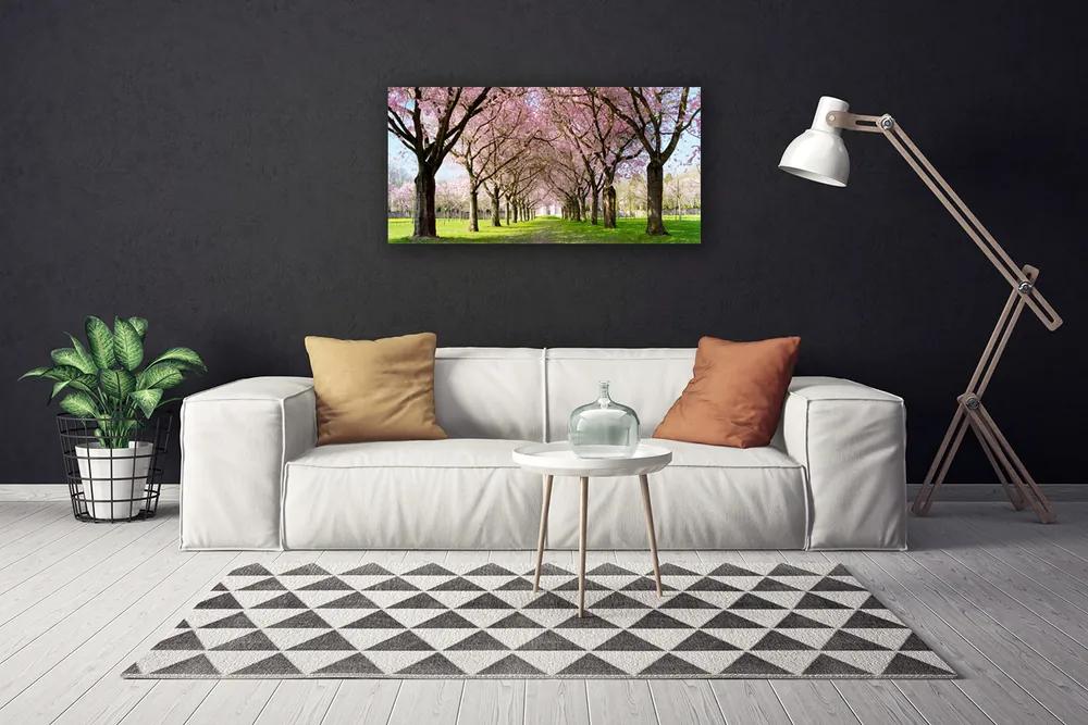 Obraz Canvas Chodník stromy príroda 140x70 cm