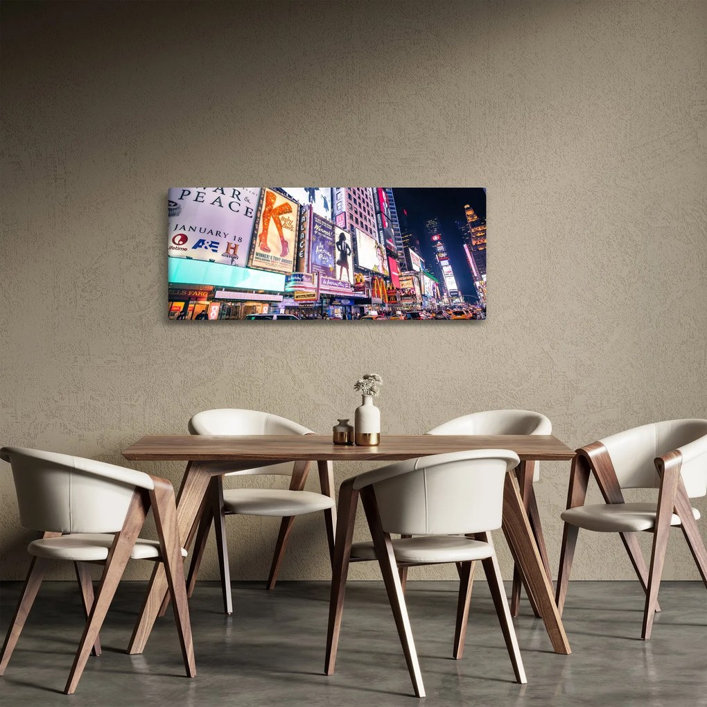 Obraz - New York Theater District (120x50 cm)