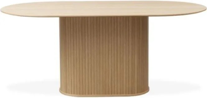Jedálenský stôl s doskou v dubovom dekore 95x180 cm Nola – Unique Furniture