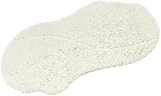 Kúpeľňový koberček Shell krémový