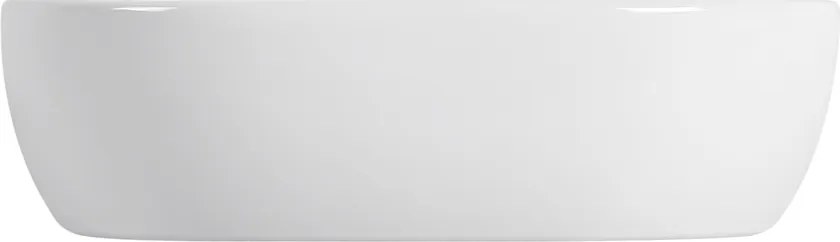 Erga Della, umývadlo na dosku 475x340x140 mm, biela lesklá, ERG-V03-DELLA48-WH