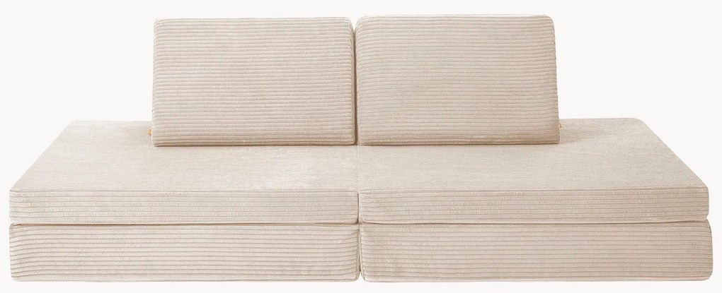 Detská ručne vyrobená modulárna pohovka na hranie Mila