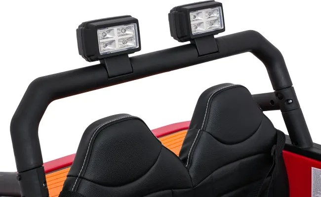 Elektrické autíčko Jeep Monster červené