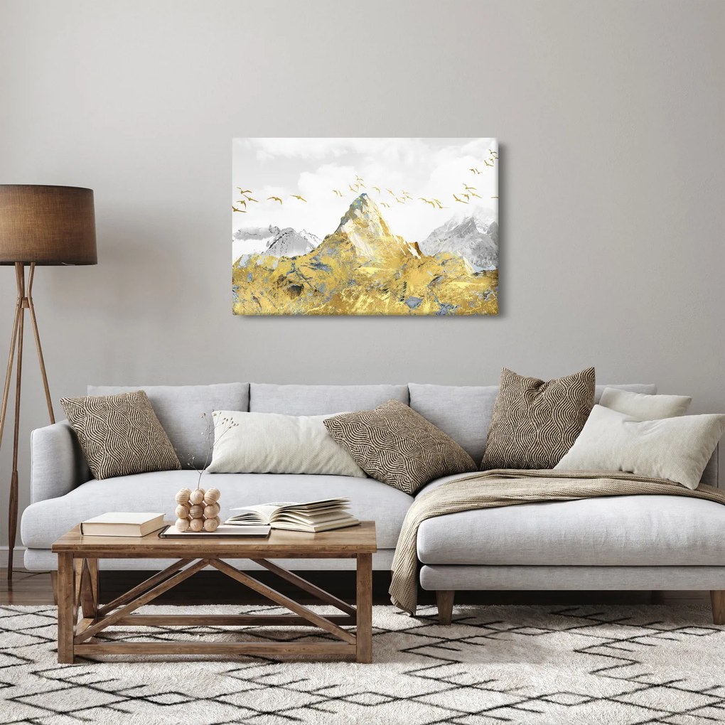 Obraz - Zlatá hora (90x60 cm)