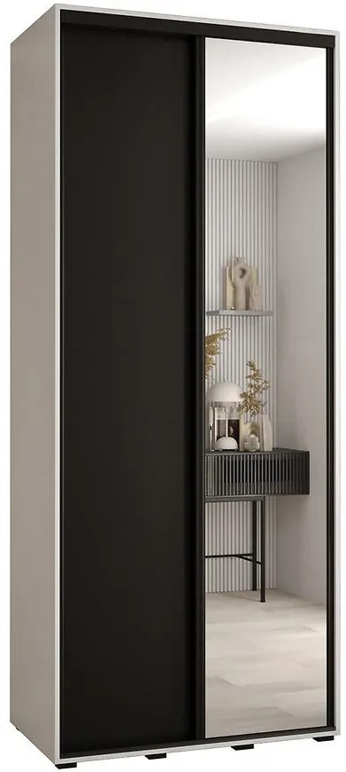 Skriňa 45 Canaris 3 120 biela/čierna/čierna